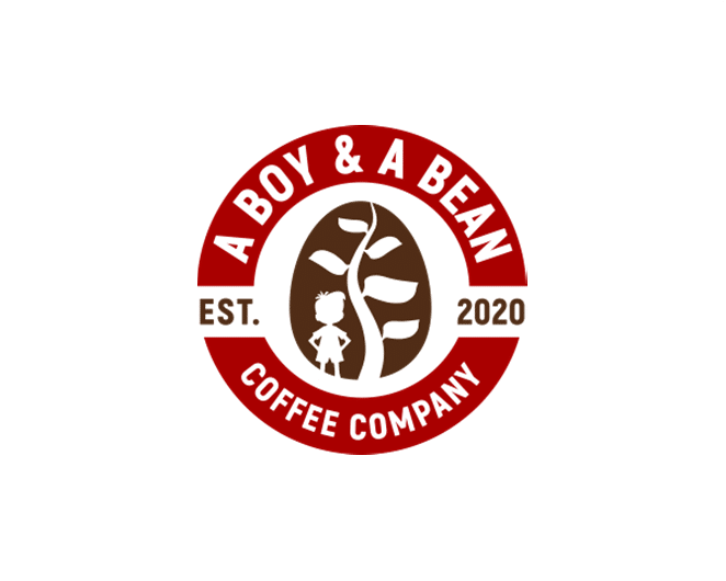 Featured Design Contest: A BOY AND A BEAN COFFEE COMPANY – Mobile Coffee Shop Business Logo