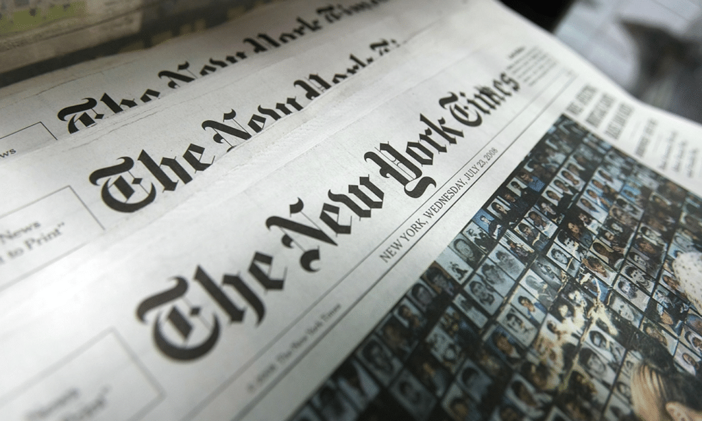 New York Times Paper