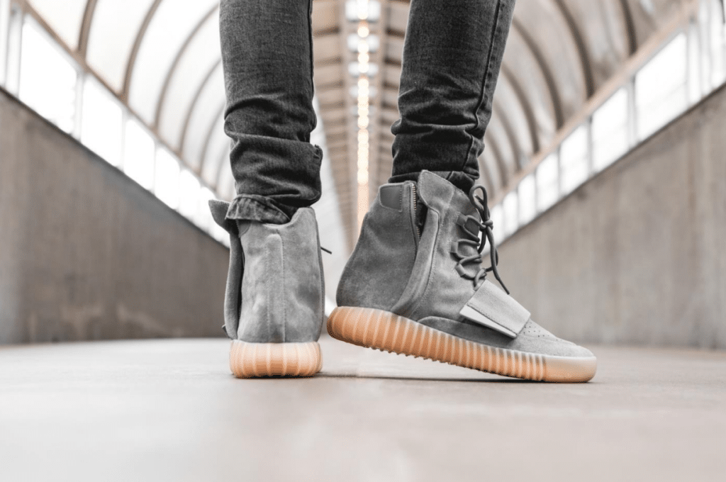 Gray Yeezys
