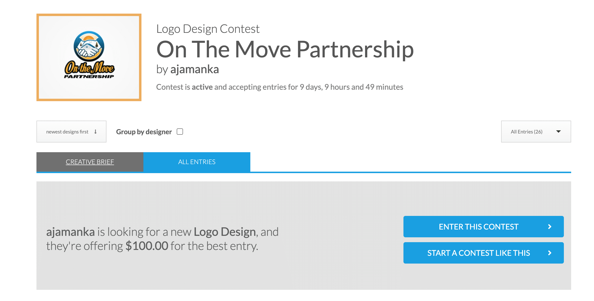*New* Website Design Needed For: On the Move Partnership