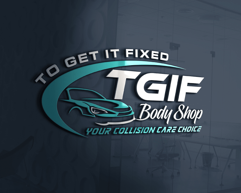 Featured Design Contest: TGIF Body Shop – Autobody Repair Logo