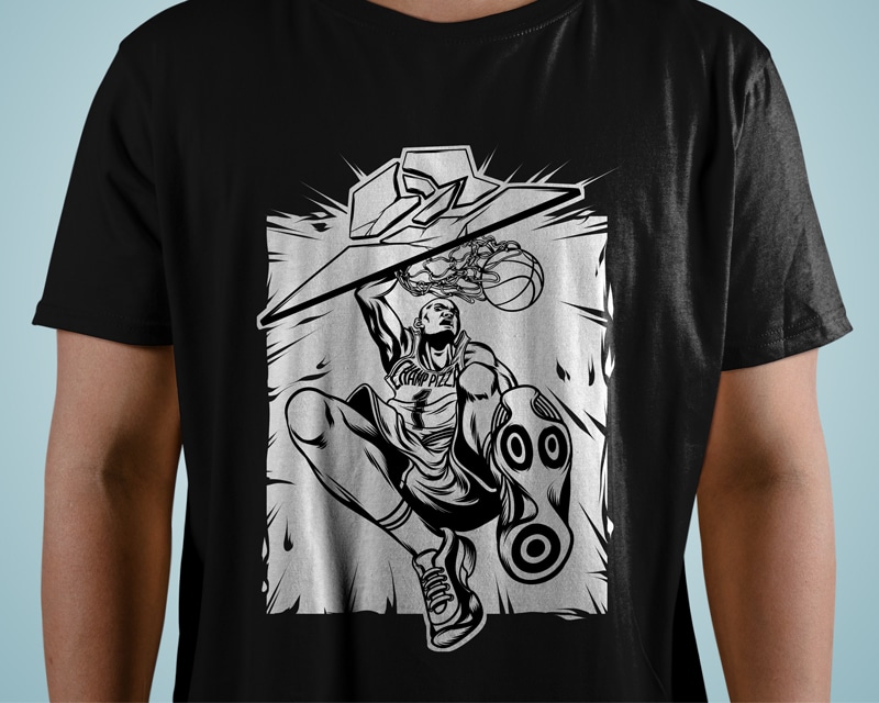 Featured T-Shirt Design Contest: Champ Pizza T-Shirt Design – Pizza Place T-Shirt Design