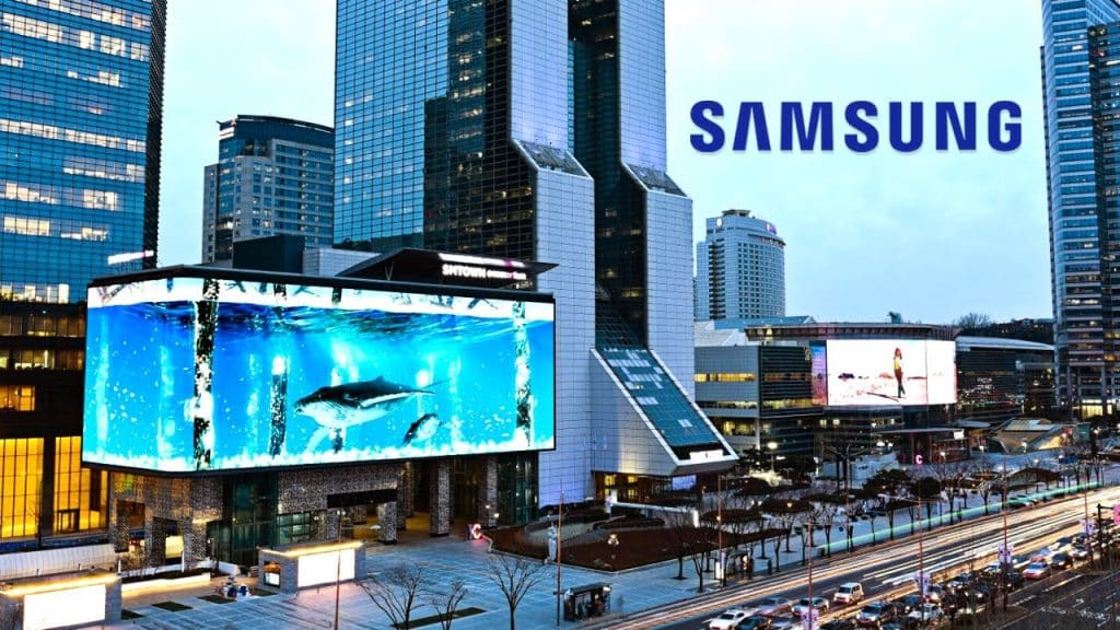 samsung today outside samsung building