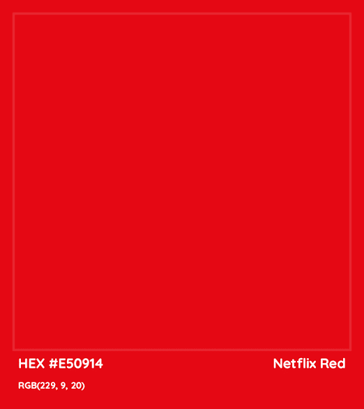 netflix logo hex colors