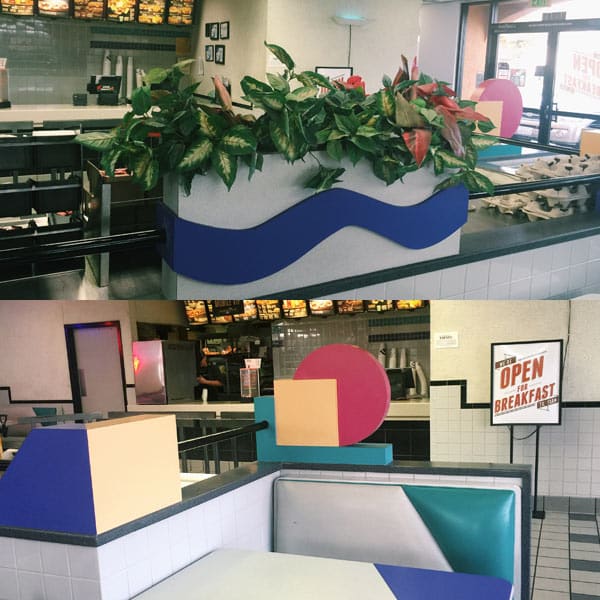 taco bell inside of store