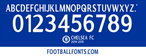 Chelsea logo font