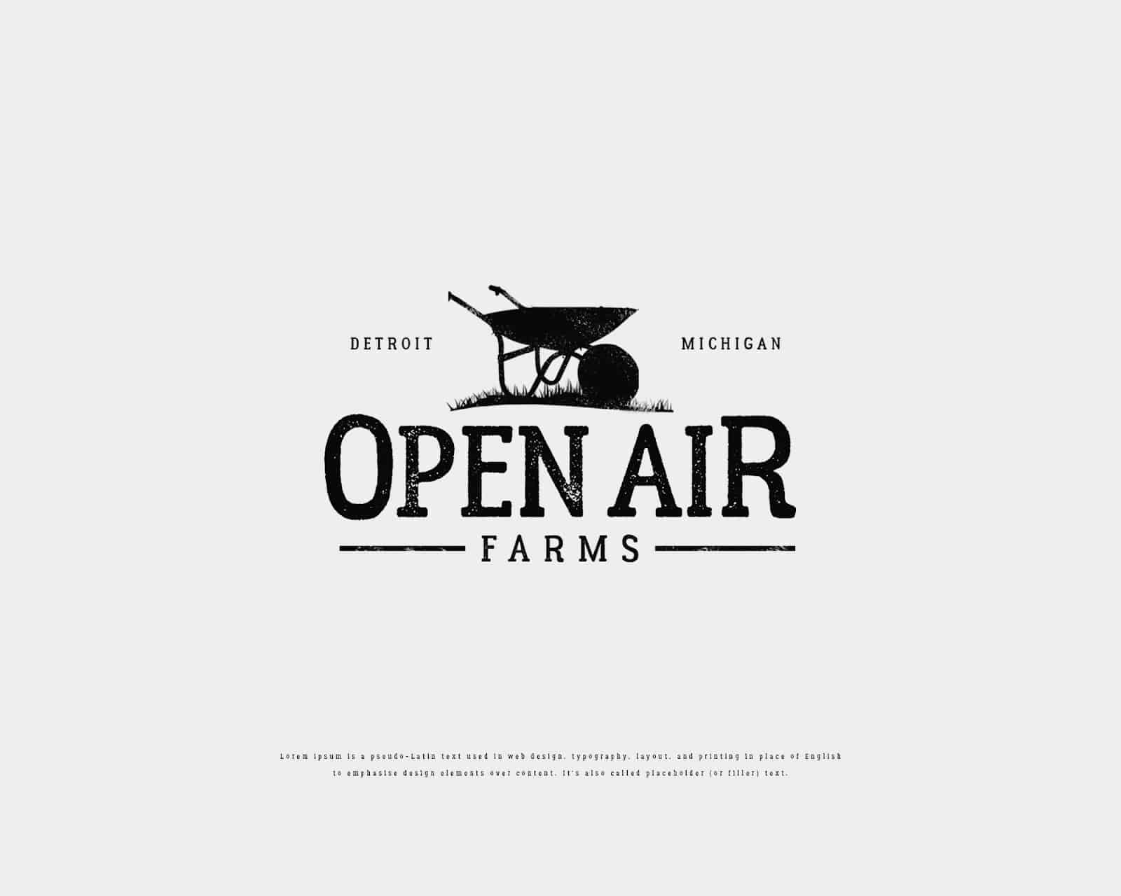 Featured Design Contest: Open Air Farms – Farm Logo