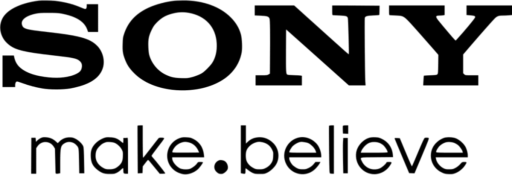 Sony logo font details 