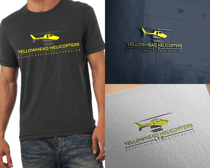 Featured Design Contest: Yellowhead Helicopters Ltd. – T-Shirt Design Contest