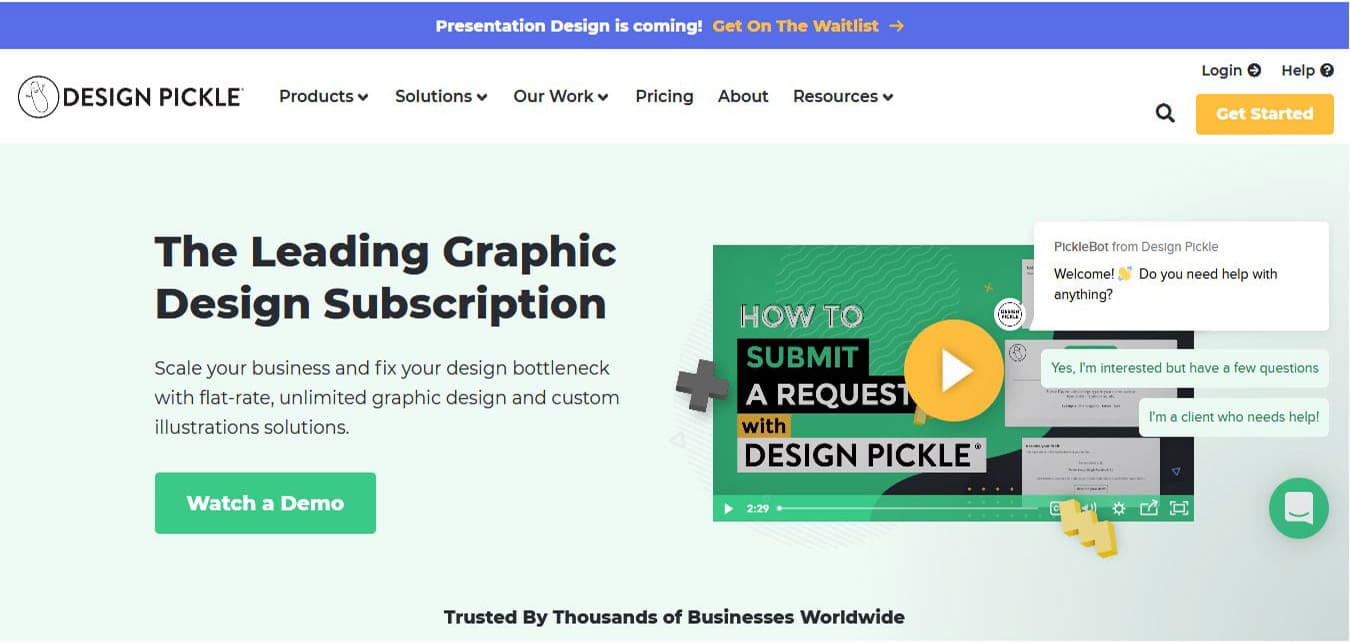 Design Pickle Pricing, Featured Reviews and Alternatives