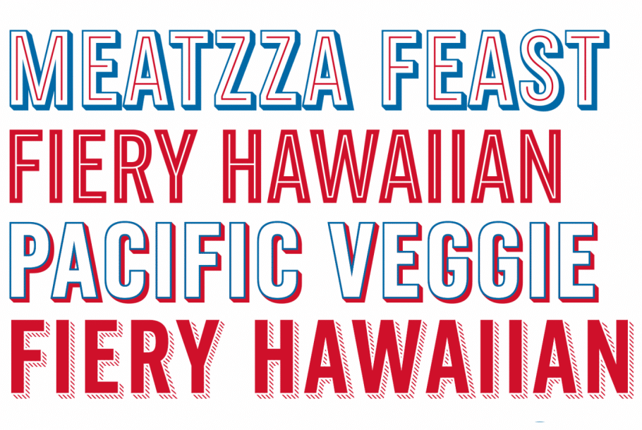 Domino's Logo font