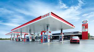 Mobil gas station