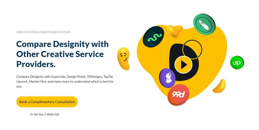 designity website screenshot