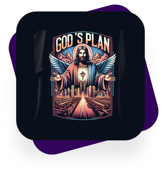 T-shirt and apparel example created by a Hatchwise creative