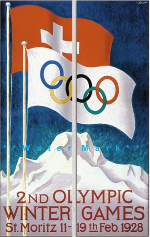 2nd Olympic Winter Games Logo