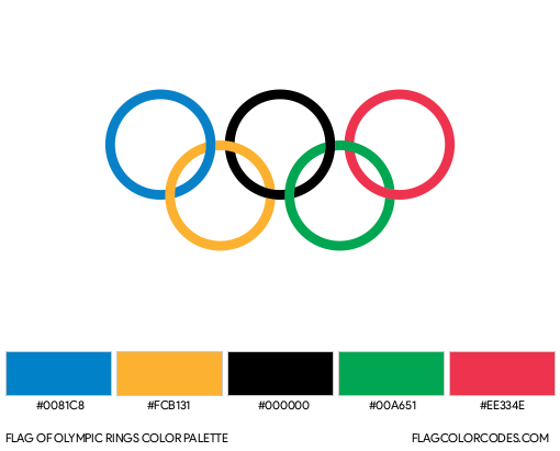 Olympics logp hex colors