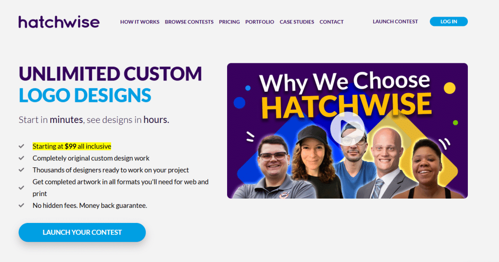 Hatchwise homepage